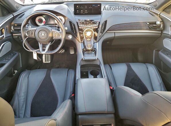 5J8TC2H85NL001937 2022 ACURA RDX Red Vista del salpicadero