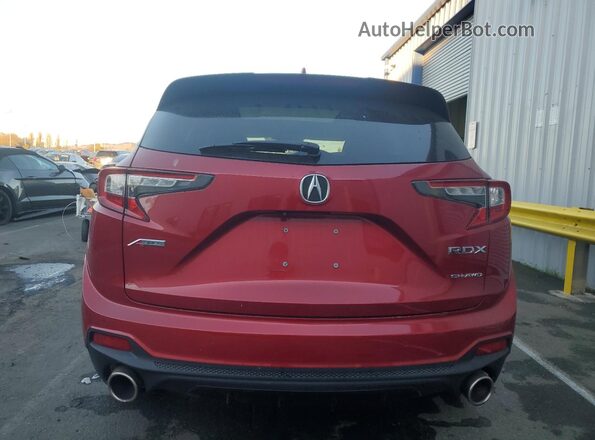 5J8TC2H85NL001937 2022 ACURA RDX Red Vista trasera
