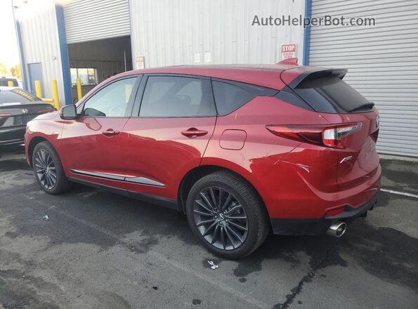 5J8TC2H85NL001937 2022 ACURA RDX Red Trasero izquierdo