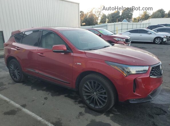 5J8TC2H85NL001937 2022 ACURA RDX Red Delantero derecho