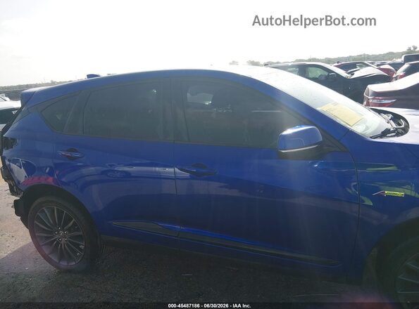 5J8TC2H85NL016583 2022 ACURA RDX Синий Вид задней части салона