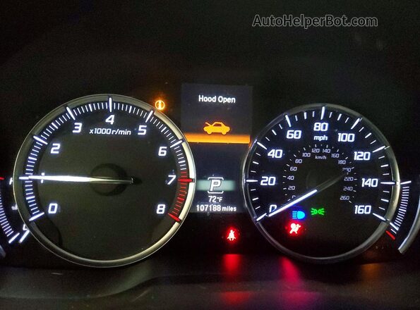 5J8YD3H55LL005563 2020 ACURA MDX White Vista del cuadro de instrumentos