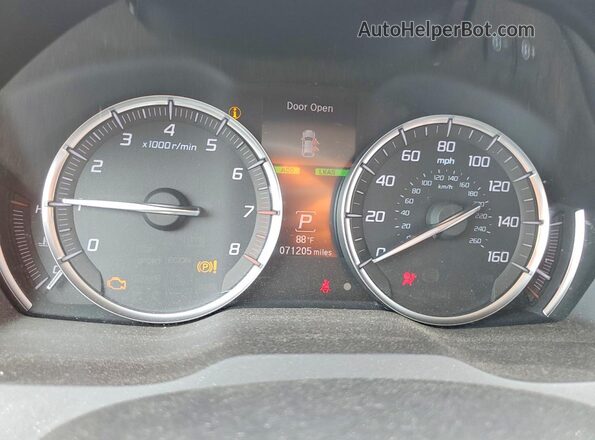 5J8YD3H58LL011292 2020 ACURA MDX Белый Вид щитка приборов