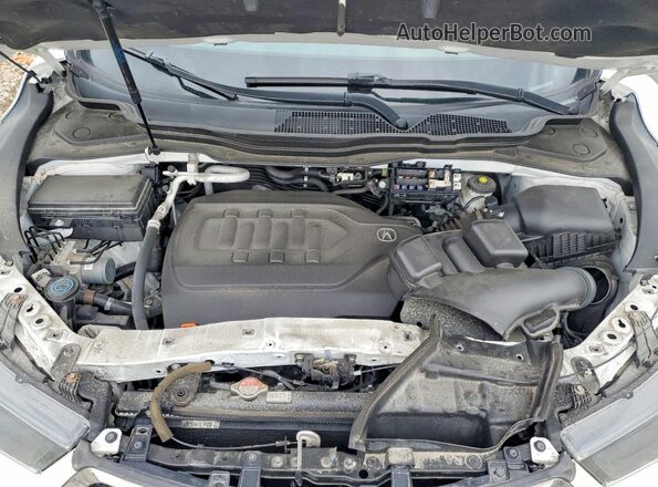 5J8YD4H01LL023536 2020 ACURA MDX White Vista del compartimento del motor