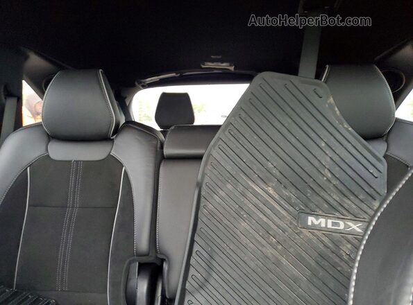 5J8YD4H01LL023536 2020 ACURA MDX White Vista de los asientos traseros