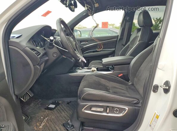 5J8YD4H01LL023536 2020 ACURA MDX White Vista interior delantera