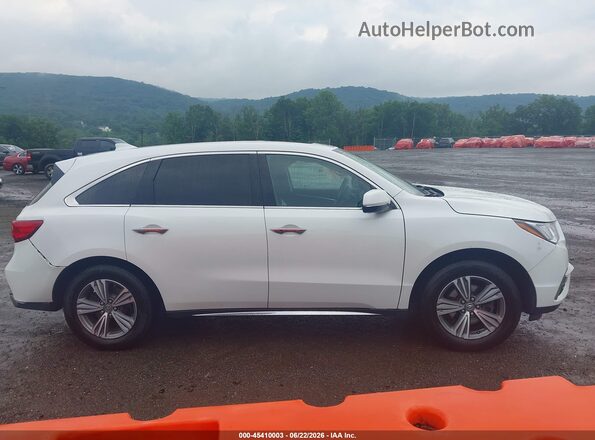 5J8YD4H37LL054431 2020 ACURA MDX White უკანა სალონის ხედი