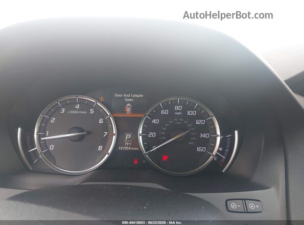 5J8YD4H37LL054431 2020 ACURA MDX White უკანა სავარძლების ხედი