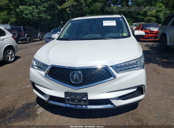 5J8YD4H38LL042370 2020 ACURA MDX White Widok zestawu wskaźników