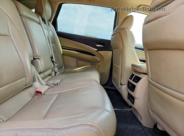 5J8YD4H3XLL040510 2020 ACURA MDX Black Вид задньої частини салону