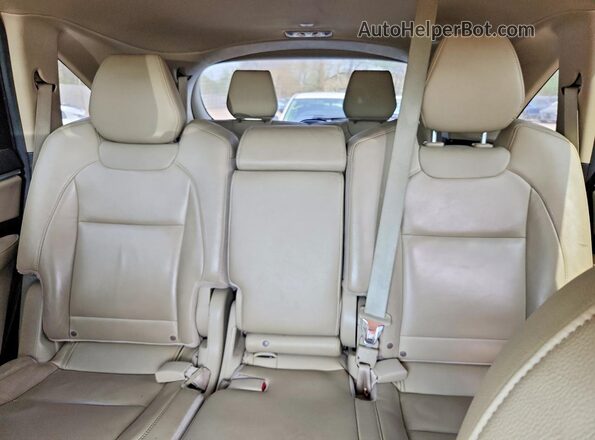 5J8YD4H3XLL040510 2020 ACURA MDX Black Вид задніх сидінь