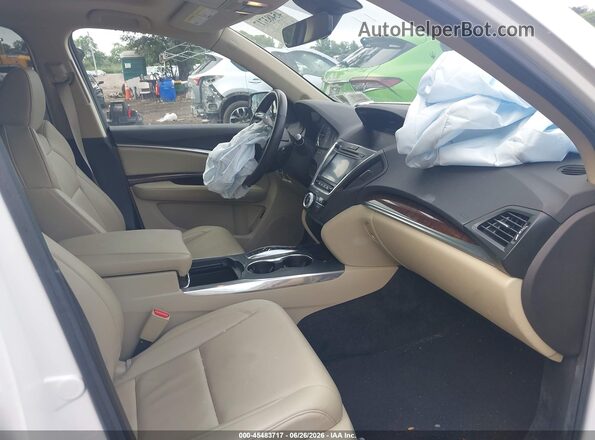 5J8YD4H3XLL047330 2020 ACURA MDX White Vista interior delantera