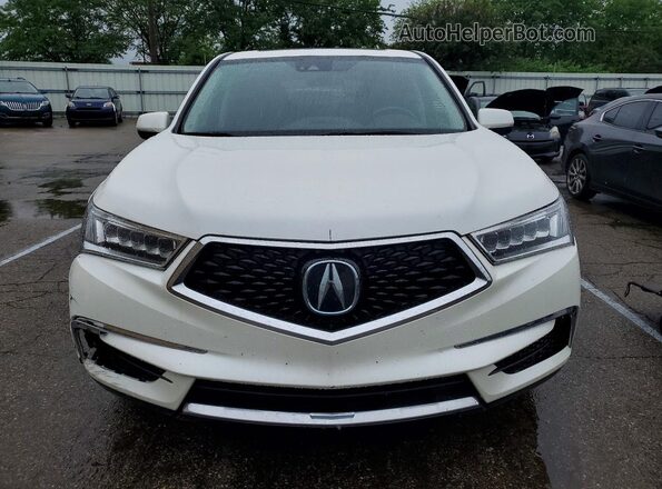 5J8YD4H53JL003975 2018 ACURA MDX White Vista frontal