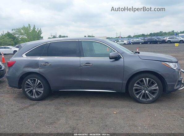 5J8YD4H53LL005244 2020 ACURA MDX Gray Widok wnętrza z tyłu
