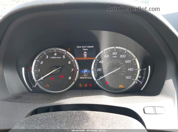 5J8YD4H53LL054542 2020 ACURA MDX Gray Widok tylnych siedzeń