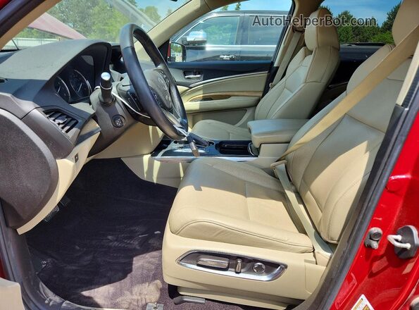 5J8YD4H54LL018505 2020 ACURA MDX Red Front interior view