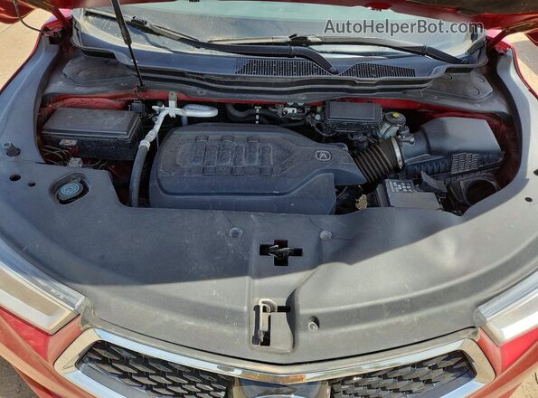 5J8YD4H54LL018505 2020 ACURA MDX Red Rear interior view