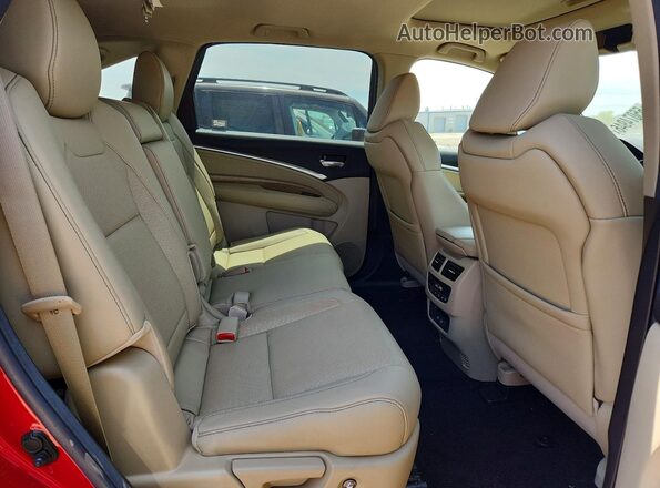 5J8YD4H54LL018505 2020 ACURA MDX Red Rear seats view