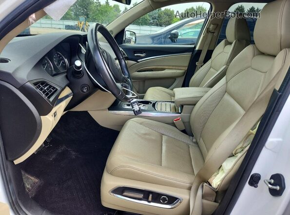 5J8YD4H57LL020703 2020 ACURA MDX White Vista interior delantera