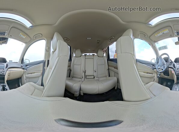 5J8YD4H57LL020703 2020 ACURA MDX White Vista de la etiqueta del VIN