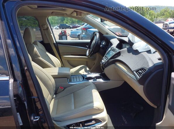 5J8YD4H58KL024581 2019 ACURA MDX Black Front interior view