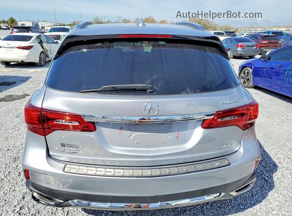 5J8YD4H5XLL012093 2020 ACURA MDX Silver უკანა ხედი