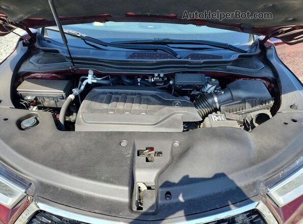 5J8YD4H79JL017140 2018 ACURA MDX Burgundy Engine compartment view