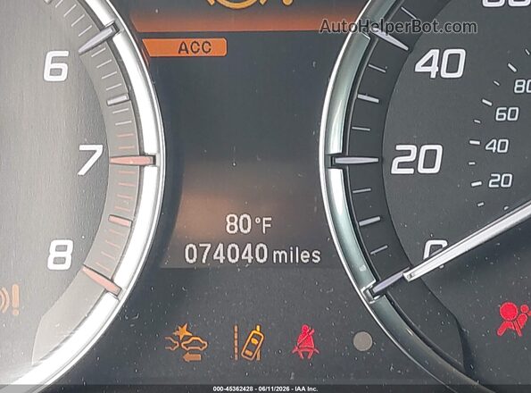 5J8YD4H80LL011187 2020 ACURA MDX Gray 