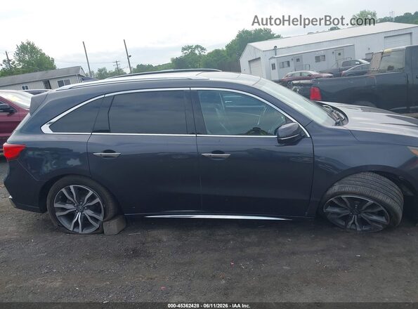 5J8YD4H80LL011187 2020 ACURA MDX Gray Rear interior view