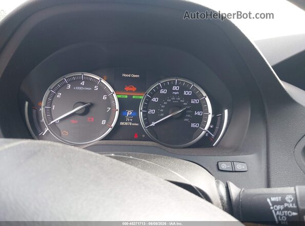 5J8YD4H93JL025252 2018 ACURA MDX Black Հետևի նստատեղերի տեսք