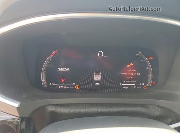 5J8YE1H01PL043089 2023 ACURA MDX Gray Вид щитка приладів