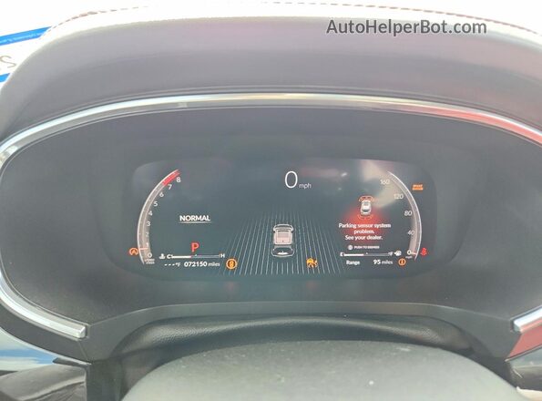5J8YE1H03NL021012 2022 ACURA MDX Silver ხელსაწყოთა პანელის ხედი
