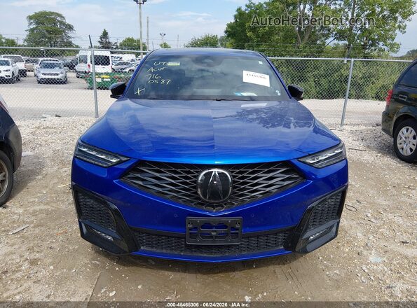 5J8YE1H07SL025317 2025 ACURA MDX Blue Սարքավորումների վահանակի տեսք