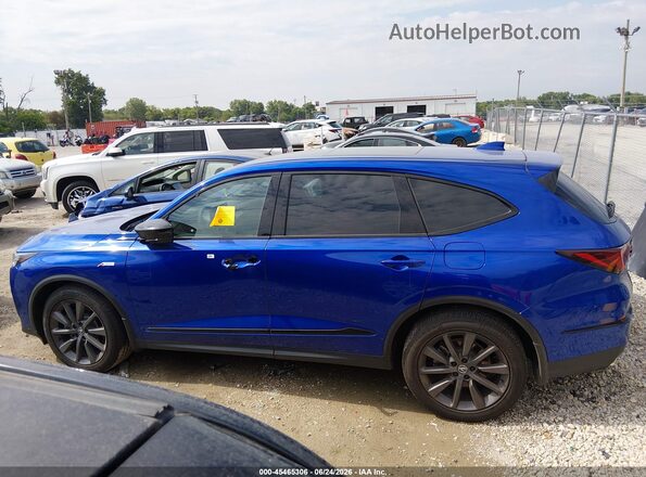 5J8YE1H07SL025317 2025 ACURA MDX Blue Սալոնի 360 աստիճան տեսք