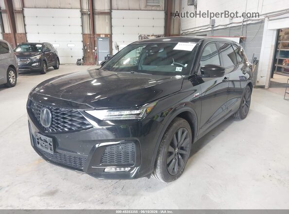 5J8YE1H0XSL011007 2025 ACURA MDX Black Vista tres cuartos delantera izquierda