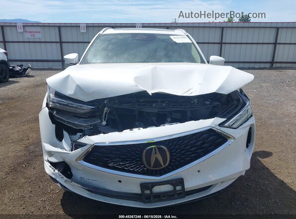 5J8YE1H83PL024789 2023 ACURA MDX White Vista del cuadro de instrumentos