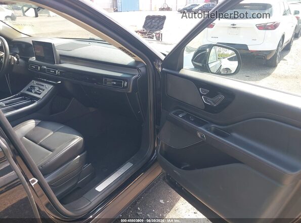 5LM5J6WC8MGL16372 2021 LINCOLN AVIATOR Black Front interior view