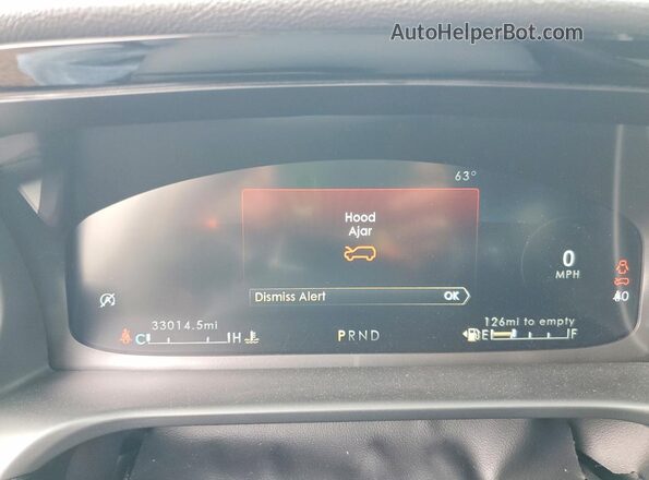 5LM5J6XC2NGL16772 2022 LINCOLN AVIATOR Burgundy Vista del cuadro de instrumentos