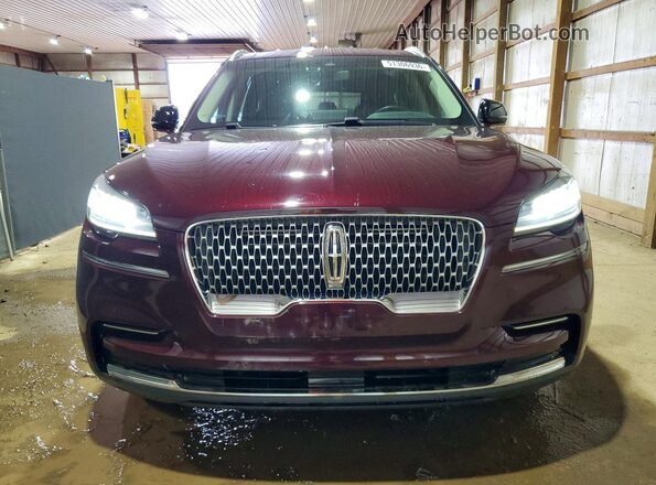 5LM5J6XC2NGL16772 2022 LINCOLN AVIATOR Burgundy Vista frontal