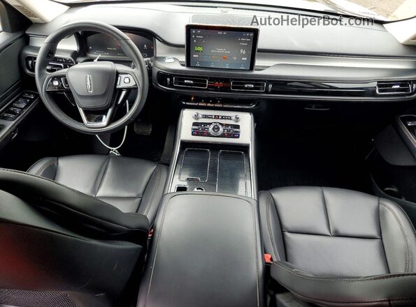 5LM5J6XC2NGL16772 2022 LINCOLN AVIATOR Burgundy Vista del salpicadero