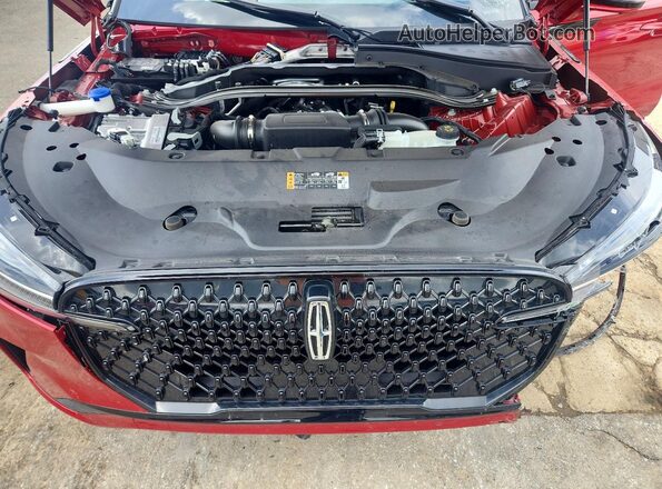 5LM5J6XC4SGL27218 2025 LINCOLN AVIATOR Red ძრავის განყოფილების ხედი