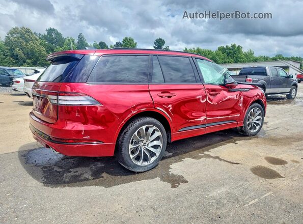 5LM5J6XC4SGL27218 2025 LINCOLN AVIATOR Red უკანა მარჯვენა