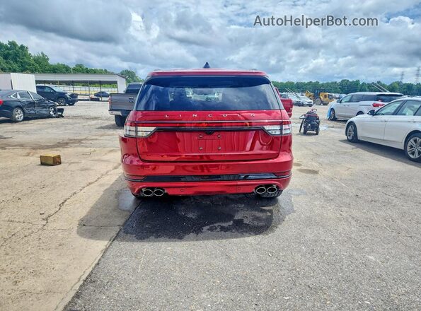 5LM5J6XC4SGL27218 2025 LINCOLN AVIATOR Red უკანა ხედი