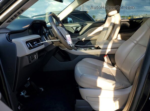 5LM5J6XC5MGL06316 2021 LINCOLN AVIATOR Black Вид салону спереду