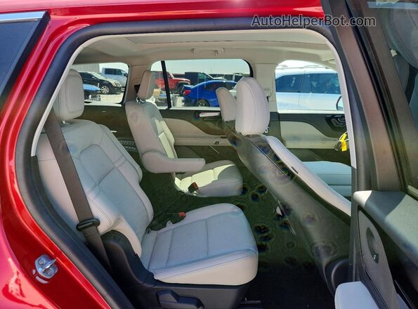 5LM5J6XC6SGL16589 2025 LINCOLN AVIATOR Red Rear interior view