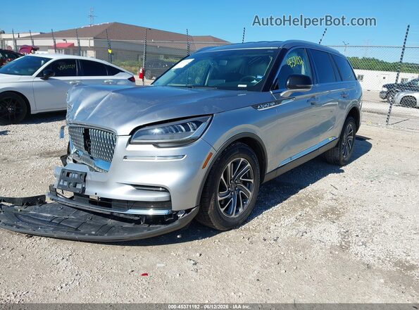 5LM5J6XCXNGL05244 2022 LINCOLN AVIATOR Серебряный Передняя левая четверть