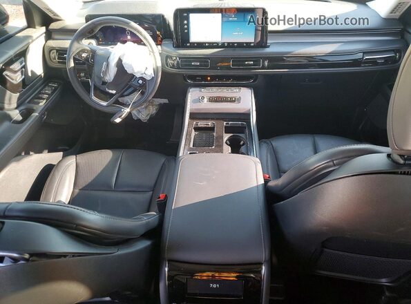 5LM5J6XCXSGL22671 2025 LINCOLN AVIATOR Black წინა პანელის ხედი