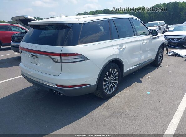 5LM5J7WC1LGL23670 2020 LINCOLN AVIATOR White უკანა მარჯვენა