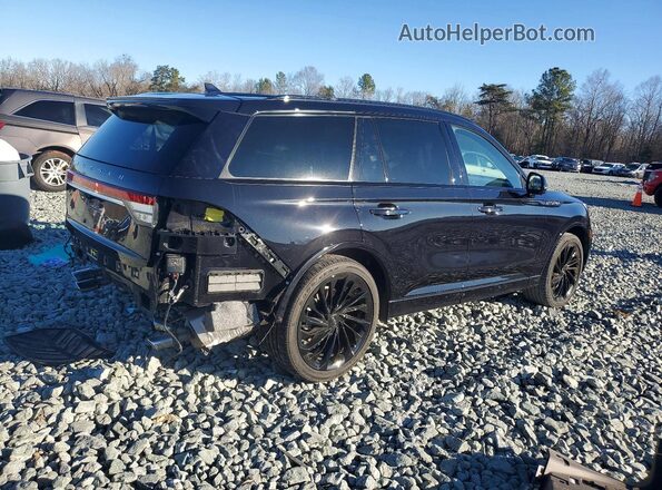 5LM5J7WC1RGL05484 2024 LINCOLN AVIATOR Черный Задняя правая четверть