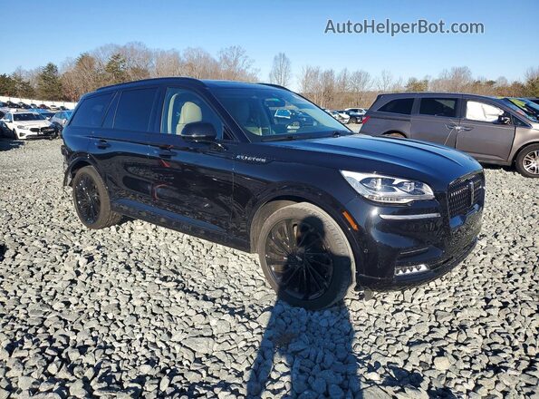 5LM5J7WC1RGL05484 2024 LINCOLN AVIATOR Черный Передняя правая четверть